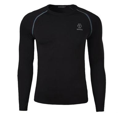 【來圖來樣低價定做男子緊身訓練長袖 PRO籃球運動健身高彈透氣】價格_廠家_圖片 -