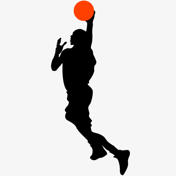 籃球運動人物剪影免摳素材——新圖網藍球主題優化分享